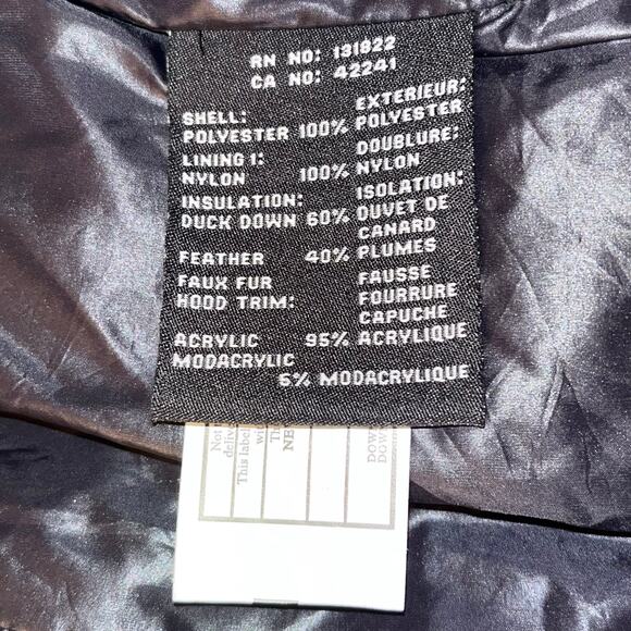 S13 New York Camo Faux Fur Hooded Down Puffer Vest Women’s Medium - Picture 6 of 9